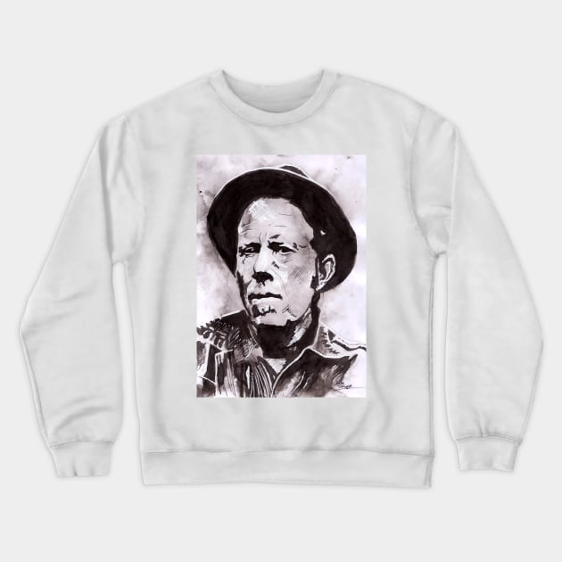 Waits - Ink Crewneck Sweatshirt by lucafon18